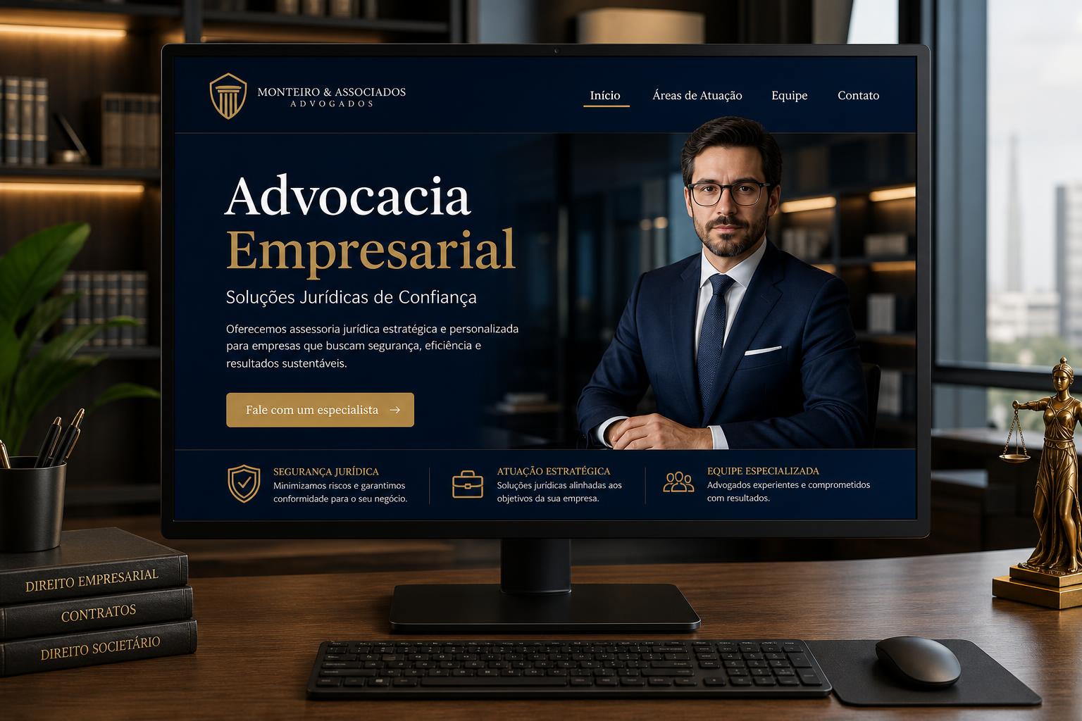 Site de Advocacia Empresarial