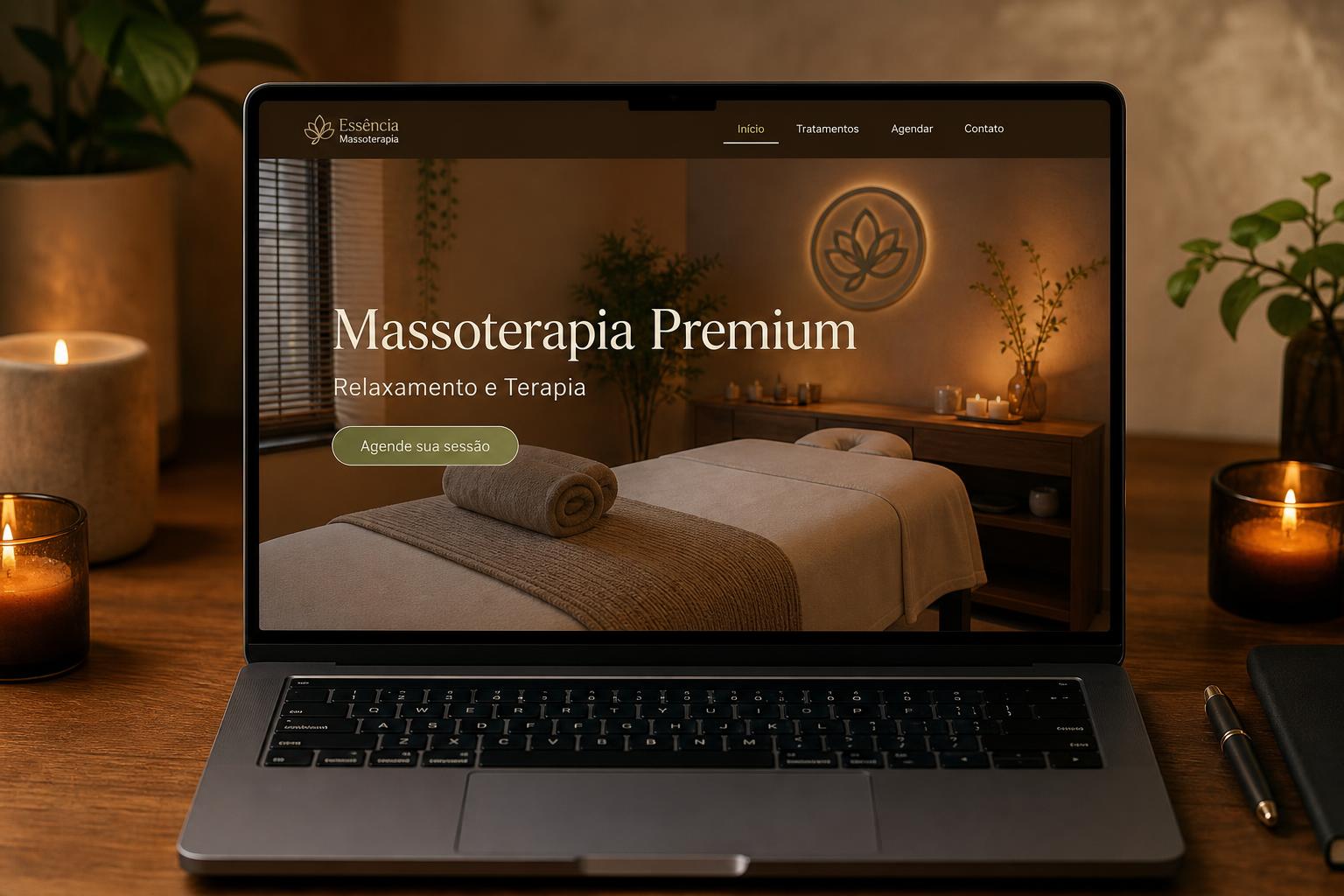 Site de Massoterapia Premium