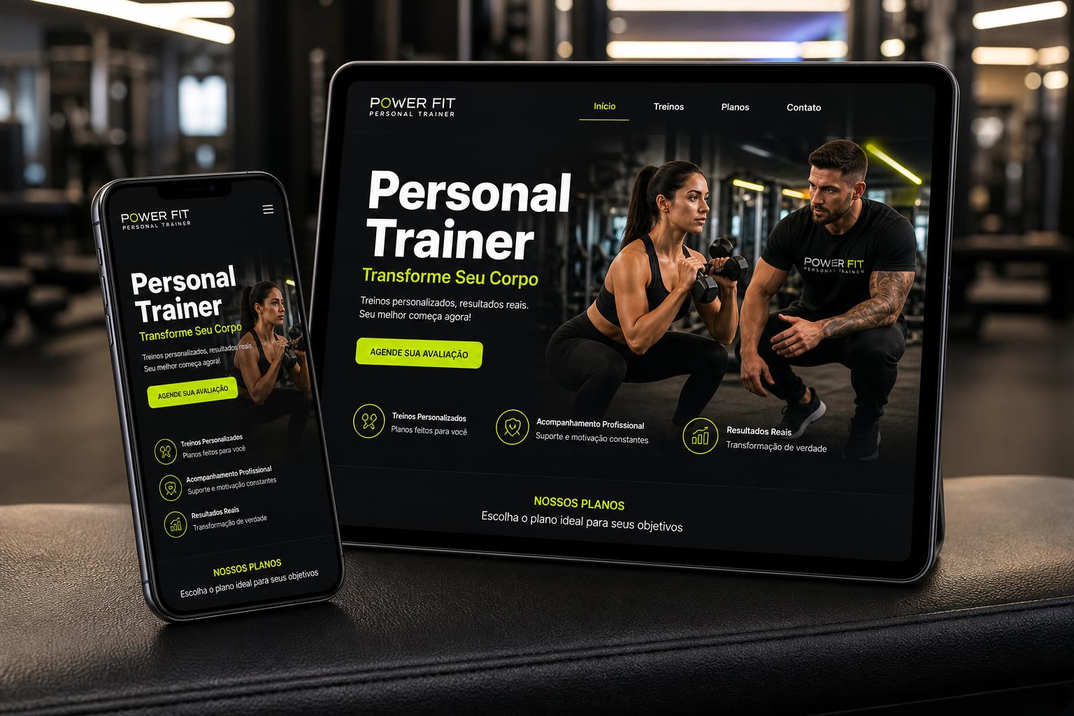 Site de Personal Trainer